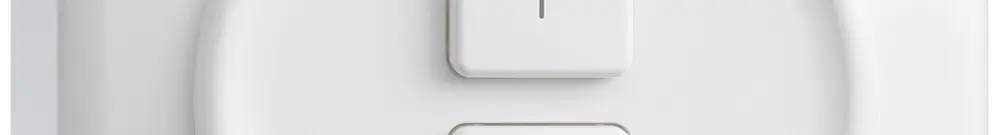 Stazione secondaria variatore AP STANDARDdue Wiser SNAPFIX® 2 tasti WLAN bi 
