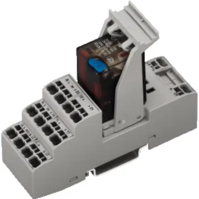 Socle à ficher WAGO avec relais industriel 24V CC 4C 