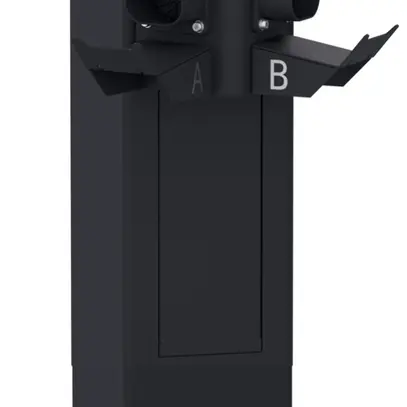 Colonnina di montaggio Evlink Pro p.staz.carica DC 60kW c.raccordi 2×CCS 0.75m 