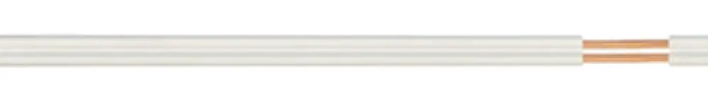 Filo Tlf 2×0.75mm² nero Rotolo a 100m