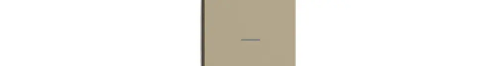 Pulsante 1/4 INC Edue Wiser simbolo - (meno) sand 