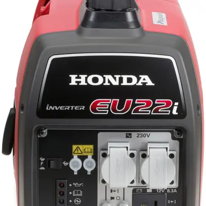 Générateur électrique Honda EU22i 1800W 3.6L 2×T13 1×prise 12VDC 7.8A IP23 