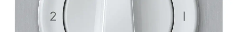Interruttore rotativo INC origin commutatore 2/1L 16A 250V 0-1-0-2 77×77mm bi 