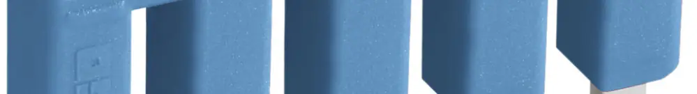 Querverbindung WAGO TOPJOB S 5×blau zu Serie 2002 