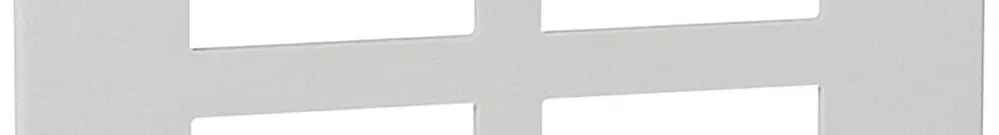 Cadre de recouvrement ATO 2×2 module, soft alu 