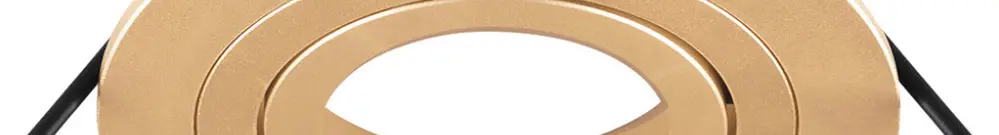 Cadre d'encastrement SLV NEW TRIA 75 aluminium Ø93×26mm laiton 