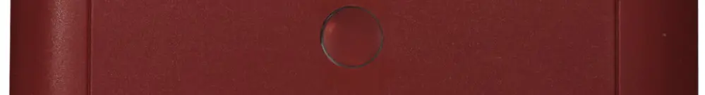 Couvercle à broches Ammer, 115×115mm, disque sélecteur, thermopl., rouge RAL3000 