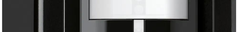 Rilevatore di movimento AP Hager basico Q KNX nero 