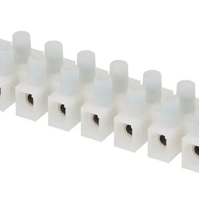 Barrette de bornes Adels-Contact 12P 0.5…10mm² 41A 500V blanc 