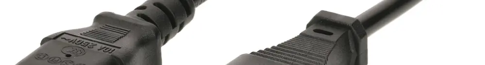 Cavo d'apparecchio MH, T12/C13, Td 3×0.75mm² 1m, nero 