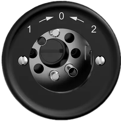 Contact pivotant ENC 1->0<-2 STANDARDdue noir pour serrure, s.cyl. 