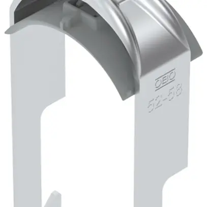 Fixation rapide BET 2056 pied à W matière synthétique 52…58mm 1×câble aluminium 
