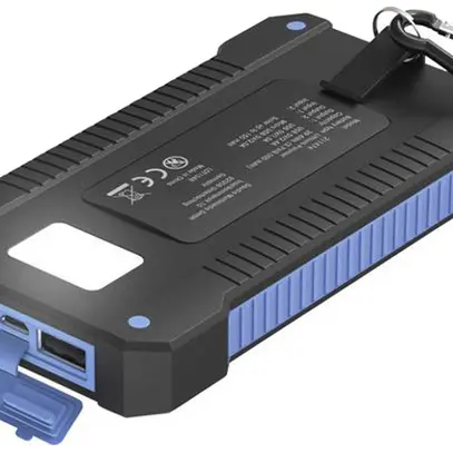 Batterie externe XLayer PLUS Solar 8000mAh 2×USB-A ≤2.4A 138×76×19mm 260g 