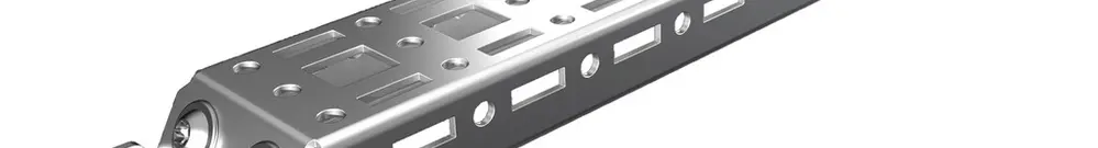 Profilschiene Rittal AX 2394.250 45.5×10mm grau 