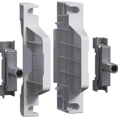 Embout de socle enfichable Hager uniway, en hauteur, 2 pièces 