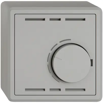 Thermostat d'ambiance AP EDIZIO.liv SNAPFIX® s.interrupteur 24VAC/DC 50Hz grc 
