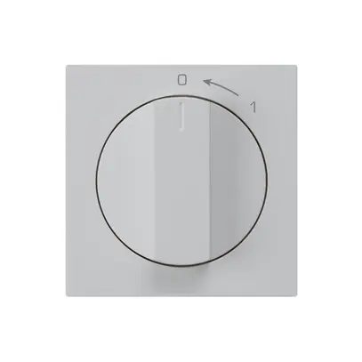 Kit frontale per contatto rotativo grigio chiaro 60×60mm kallysto 0<-1 