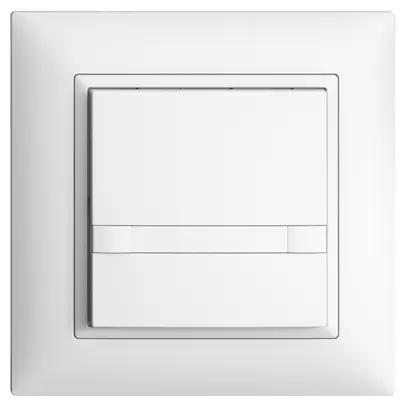 Poussoir KNX RGB ENC EDUE FMI, 250mW, s.LED, papier, 1×pouss., C.2×T., bc 