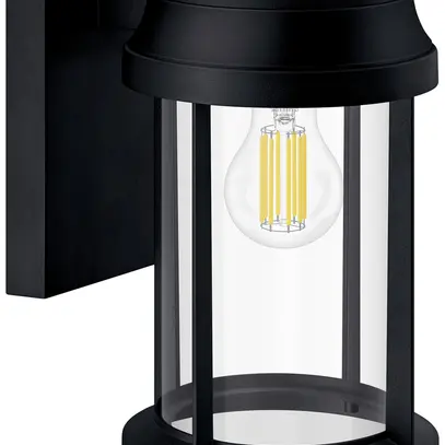 Applique Philips Bellini RD E27 1×25W IP44 Ø160×260×210mm noir 