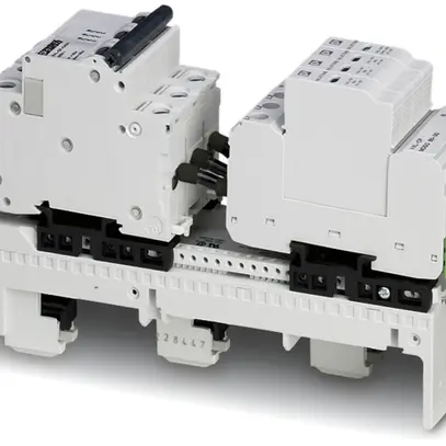 Scaricatore di sovrat.+fusibile PX 3L/N/PE tipo 2 per barra coll 