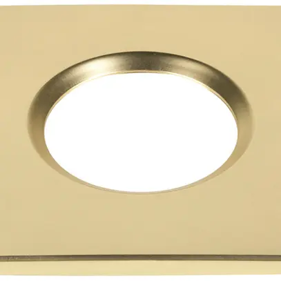 Copertura SLV UNIVERSAL IP65 materiale sintetico 88×88×5.5mm oro 