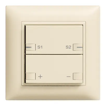 Poussoir ENC ZEP variateur univ.-scène1c/2t EDIZIOdue crema 