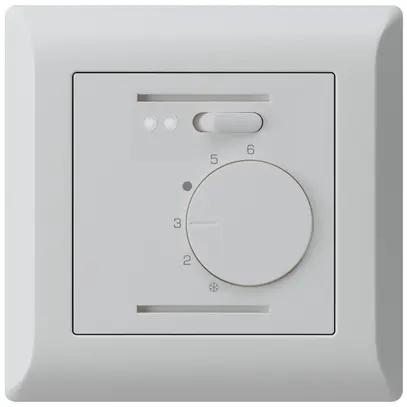 Termostato ambiente INC kallysto.line grigio chiaro per riscaldamento pavimento 