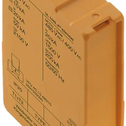Scaricatore di ricambio Weidmüller VPU AC I 0 480/10 