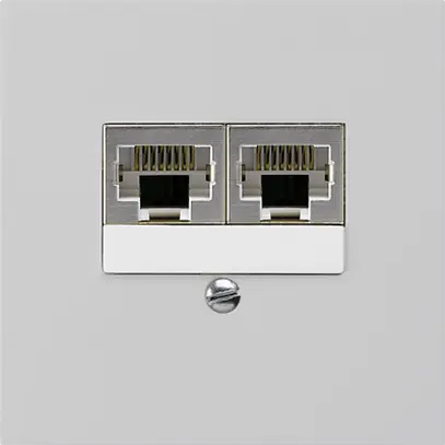 Scatola INC kallysto 2×RJ45s separato grigio chiaro 