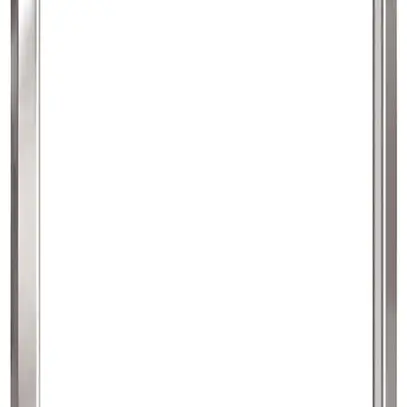Telaio di copertura LINEA 5000 1×3 verticale 139×365mm acciaio affinato 