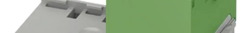 Verteilerblock PX PTFIX 6X10/S-NS35 GN 