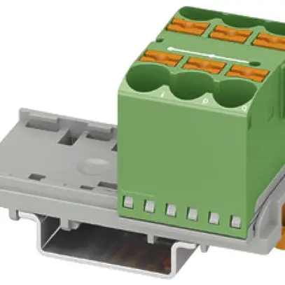 Verteilerblock PX PTFIX 6X10/S-NS35 GN 
