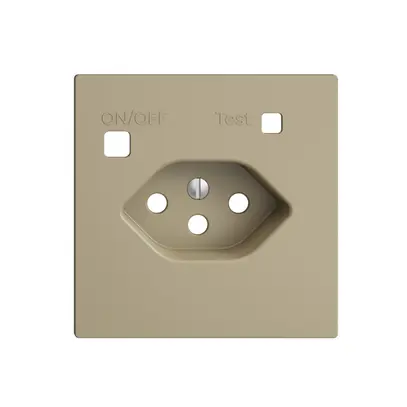 Kit frontale EDIZIOdue per presa FI F, T13, sand 