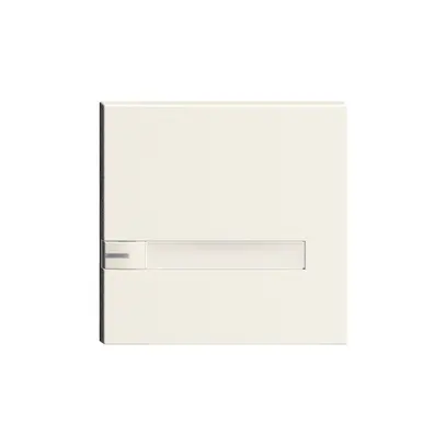 Tasto 1/1 KNX/elettronic.c. LED+cart. EDIZIOdue comando 1×bianco 