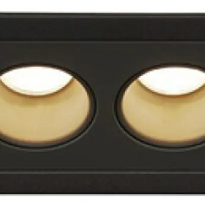Plafonnier LED INC SLV MILANDOS 6, 12W 780lm 3000K 45° aluminium noir 