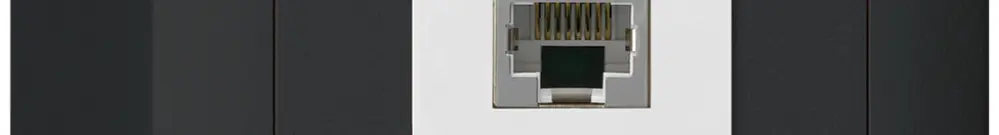 Boîte AP kallysto 1×RJ45s noir 