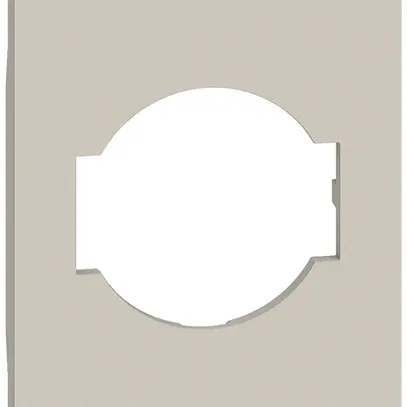 Abdeckung Living Now 3 Module für Schuko/italienische Steckdose sand 