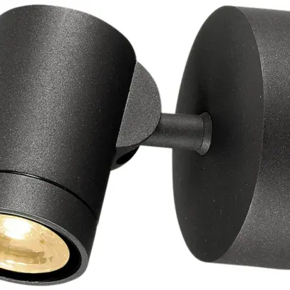 LED-Wandleuchte SLV HELIA, 8W 450lm 3000K IP55 anthrazit 