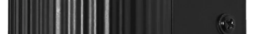Applique LEDVANCE Decor Drums GU10 2×5W diretto/indiretto Ø55×200×85mm nero 