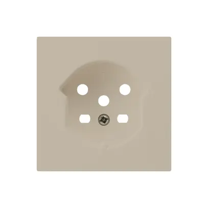 Kit frontal HA kallysto pour prise type 15 avec bornes enfichables beige 