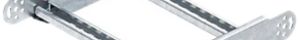 Gomito a cerniera Bettermann LGBE 60×500mm p.passerella cavi zincato i.continuo 