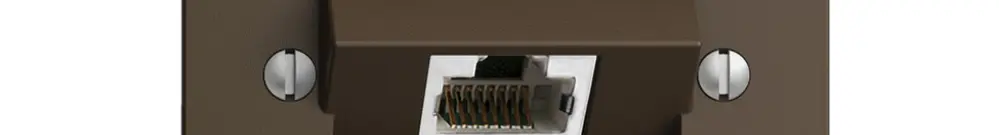 Presa INC 1×RJ45/s 4P ITplus EDIZIOdue coffee 