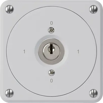 Interruttore a chiave INC robusto senza copertura 0/2P grigio per combinazione 