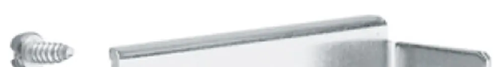 Équerre de montage Hager univers N pour rail DIN abaissement max.145mm 2 pièces 
