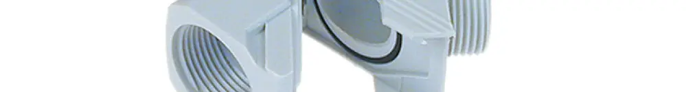 Angolo di piegatura 90° Plica KLAPP-WI, PG25 PA IP68 grigio chiaro 