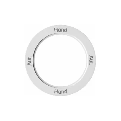 Disque indicateur Aut.-Hand-Aut.-Hand NAP/NUP blanc 