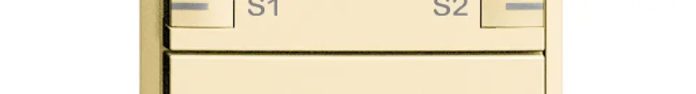 Kit frontal DALI/scène 2t./2×ZEP EDIZIOdue vanille 
