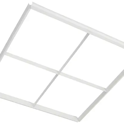 Telaio da incasso Legrand DIANA acciaio affinato 595×595×42mm c.4 campi bianco 