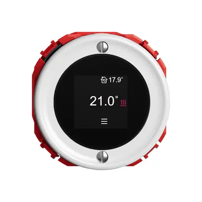 Thermostat d'ambiance STANDARDdue SNAPFIX® 230VAC 4…30°C 58×58mm blanc 