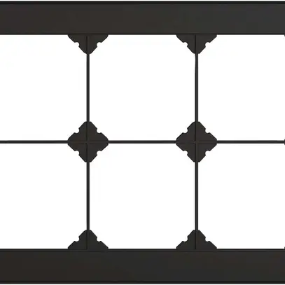 En-tête ENC EDIZIO.liv SNAPFIX® 2×3 pour combinaisons au choix noir 